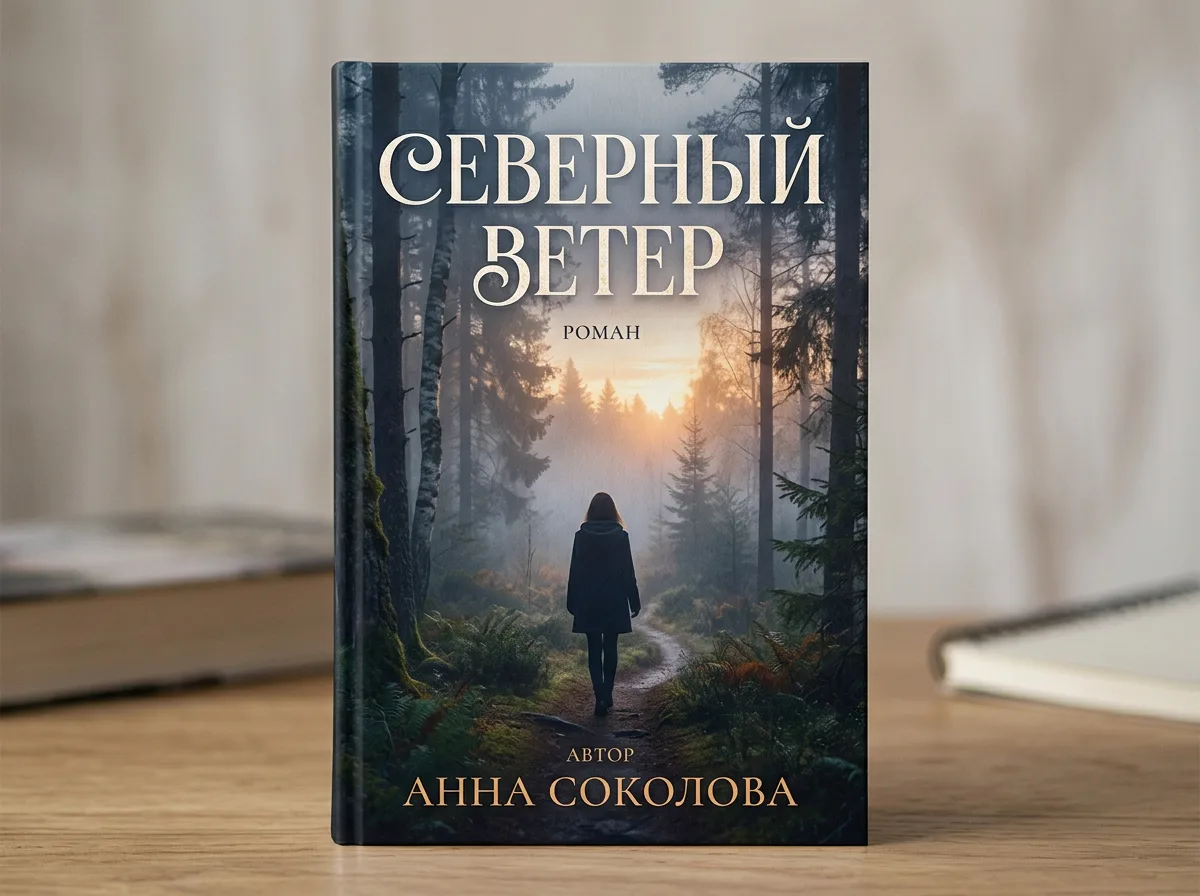 Пример обложки книги, сделанной ёжом