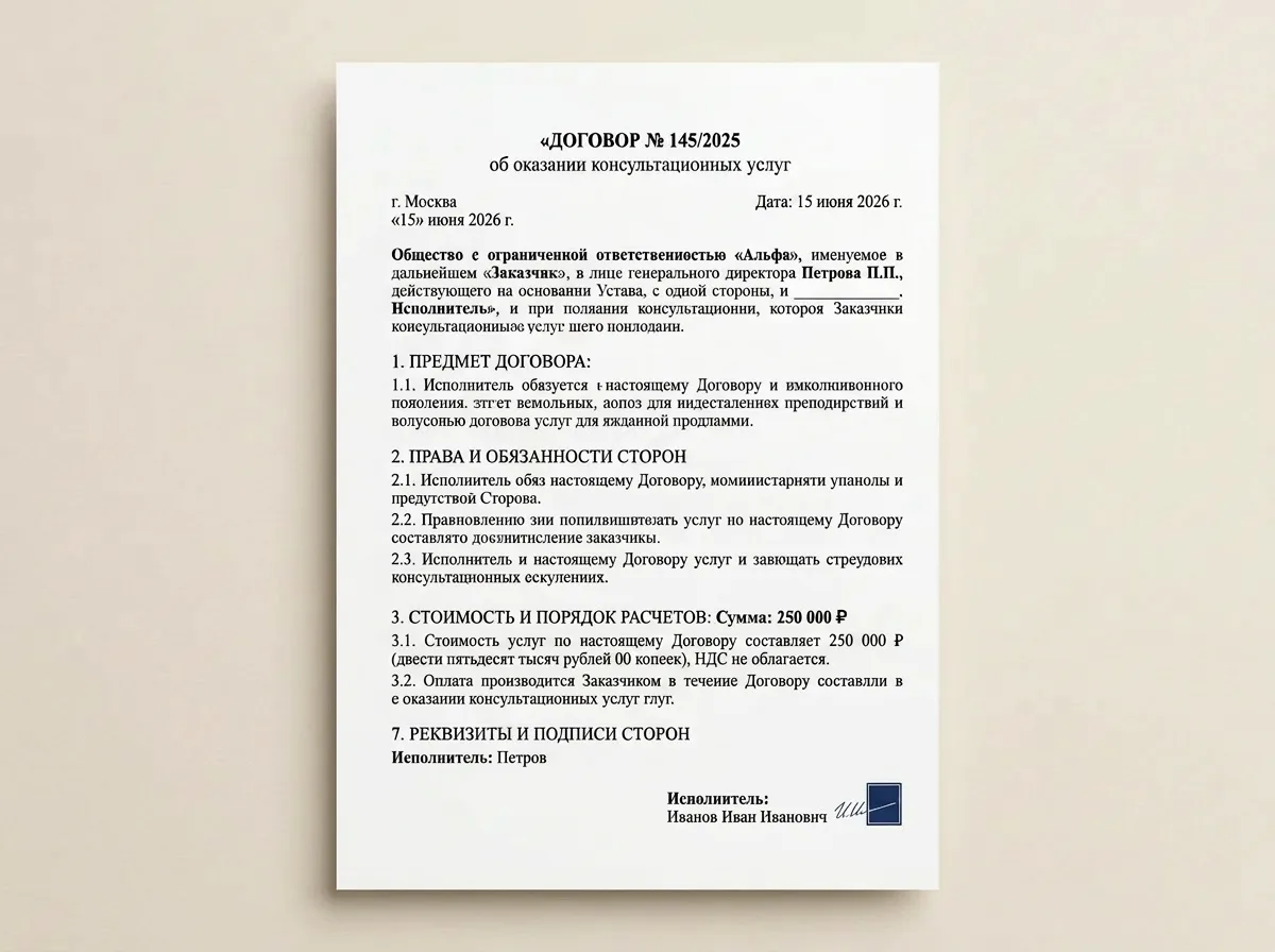 Пример замены текста в PDF без потери оформления, сделанной ёжом