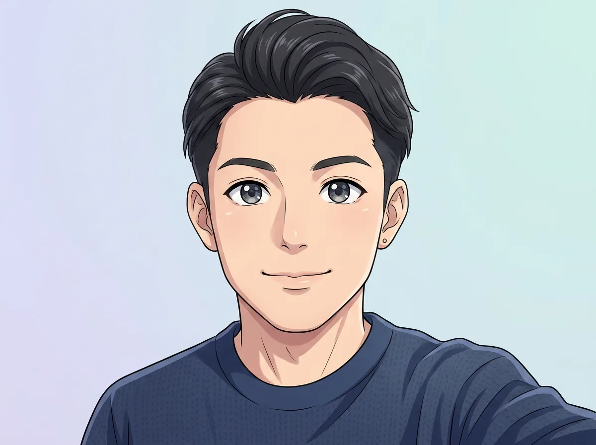 Аватарка в аниме-стилистике с cel-shading