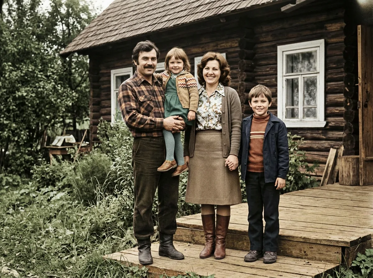 Семейный портрет в винтажной палитре
